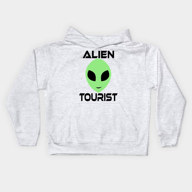 Alien Tourist Kids Hoodie by snknjak